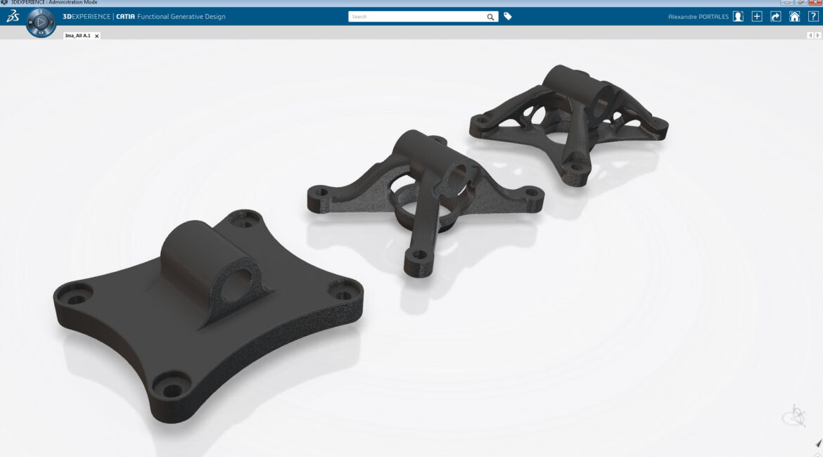 Optimasi desain part dengan CATIA untuk target performa serta batasan casting dan milling