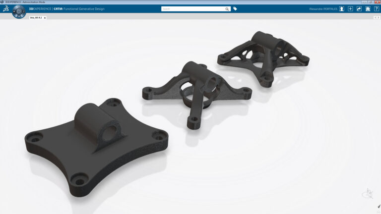 Optimasi desain part dengan CATIA untuk target performa serta batasan casting dan milling