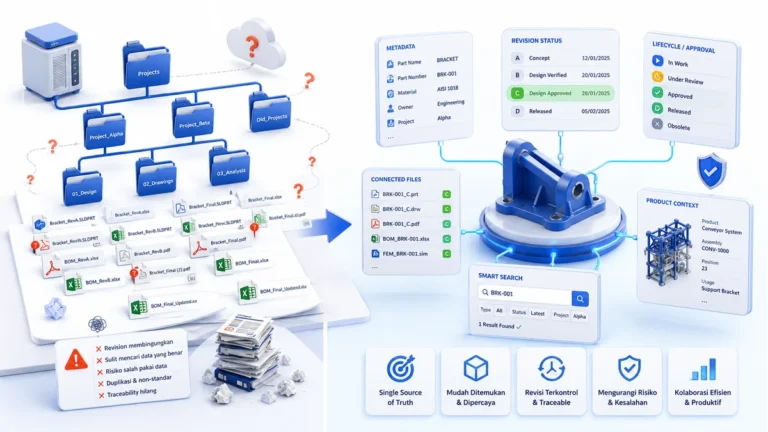 Ketika Engineering Data Masih Dicari dari Folder: Risiko Tersembunyi Tanpa Data Management